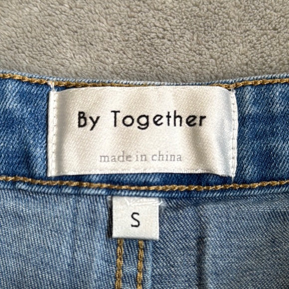 Women's By Together Light Blue Flare Jeans, Size Small - Picture 2 of 7